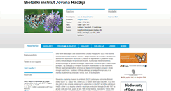 Desktop Screenshot of bijh.zrc-sazu.si